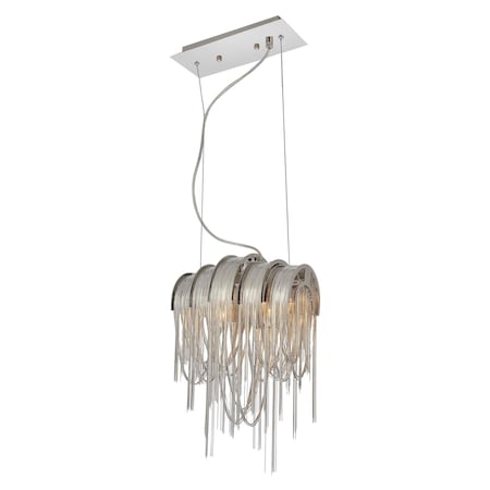 Cwi Lighting 2 Light Down Mini Pendant With Chrome Finish 5637P11C